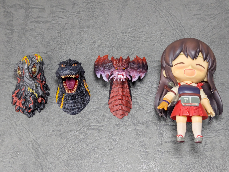 玩栗犬と、一番くじ ゴジラ 怪獣乱舞 モンスターヘッドマグネット | 玩